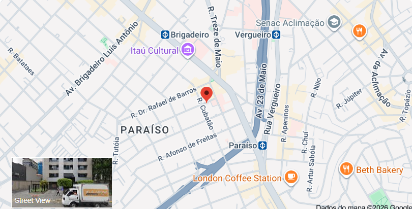 Mapa — Rua Sampaio Viana, 75, Paraíso